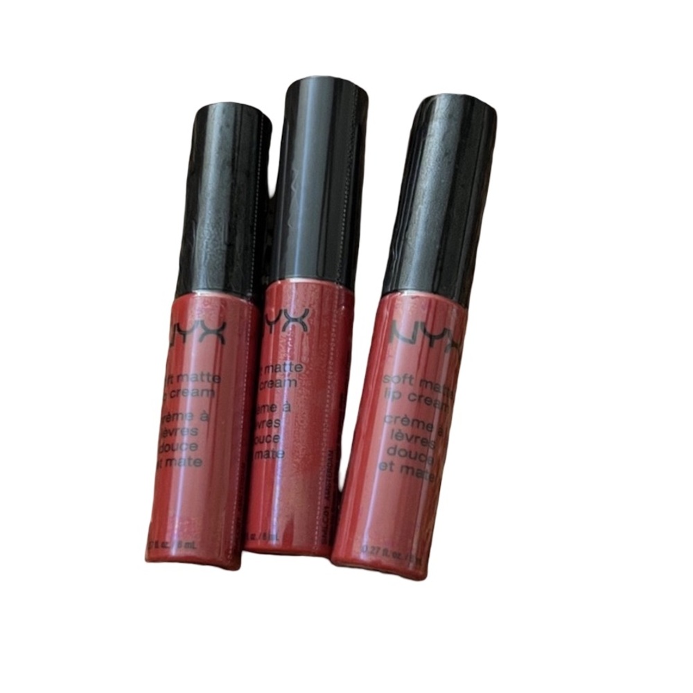 NYX Soft Matte Lip Cream Set - Red Shade Amsterdam 3 pc
